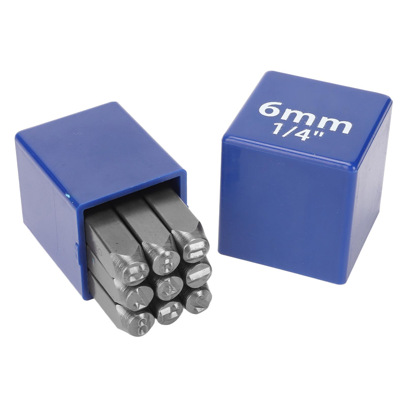 

Steel Metal Stamp Set 9 Digital Patterns DIY Plastic Box Packaged High Carbon Steel Professional High Carbon Steel