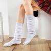 A Pair Loose Winter Leg Warmer Stylish Japanese JK Accessories Comfort Women Slouch Socks  for Girl