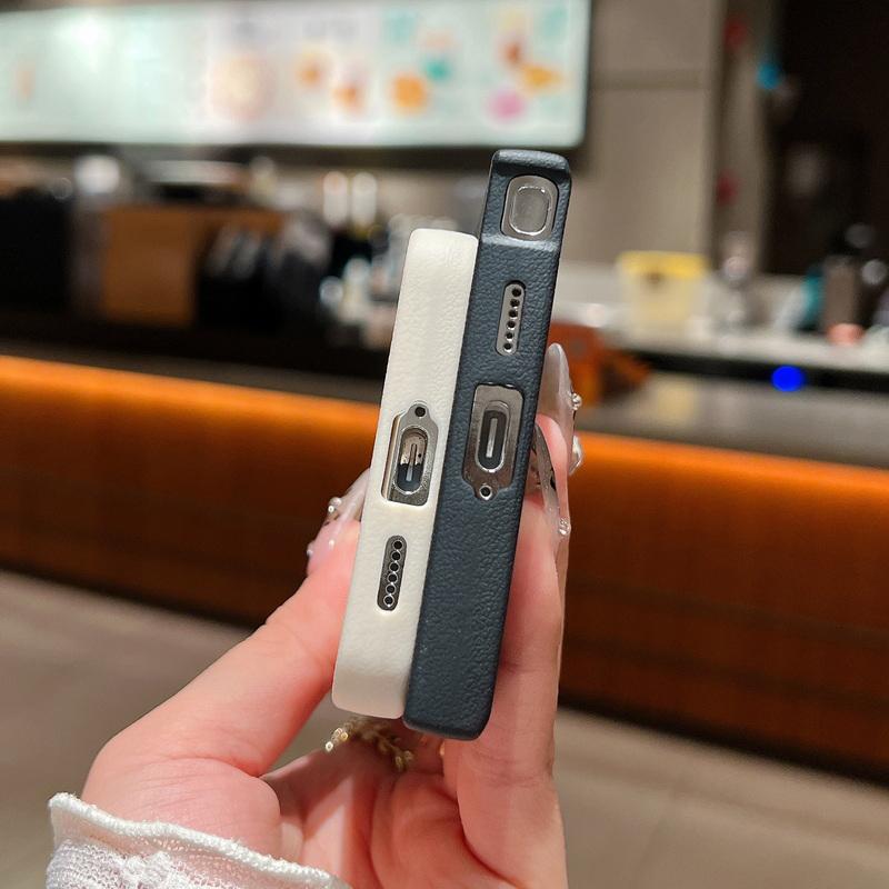 Cherry Wave Point Print Soft Phone Case For Samsung S25 Ultra S24 FE S23 S22 A16 A56 A55 A36 A15 A26 TPU Matte Leather Texture Shockproof Slim Cover