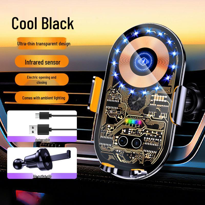 Q18 Wireless Fast Charger Car Phone Holder 2025 with Air Vent Mount