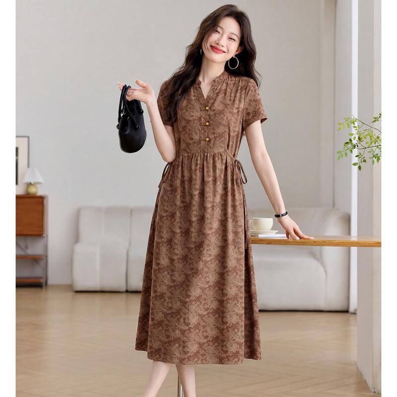 Sanpowa Elegant New Chinese Style Summer Dress