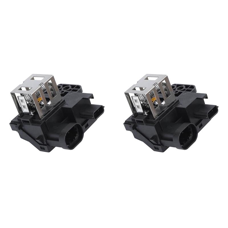 2X 2523000Q0J Engine Radiator Cooling Fan Control Module Relay For Nissan KICKS SENTRA Fan Resistors 2523000Q0J Silver  Black