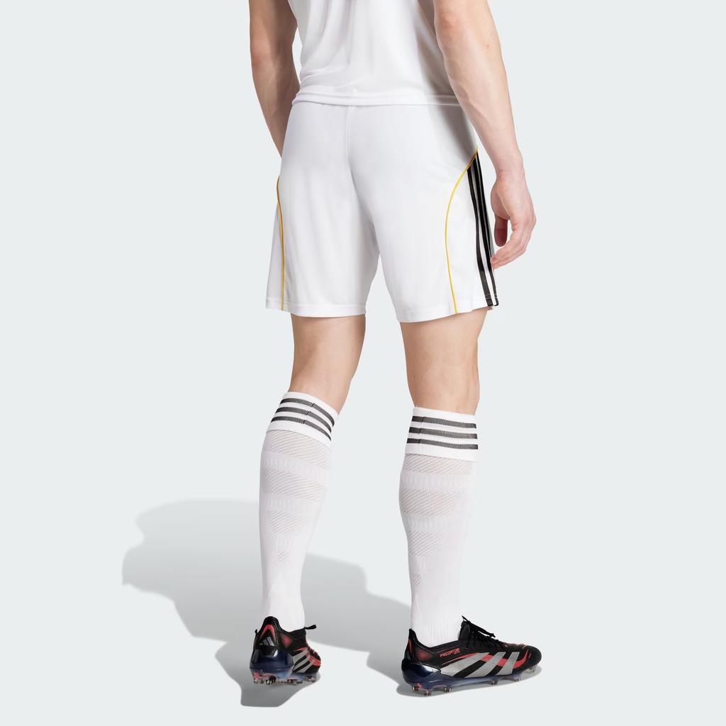 Adidas Aeroready Real Madrid 25/26 Home Moisture-Wicking Striped Football Shorts Men Shorts JJ1926