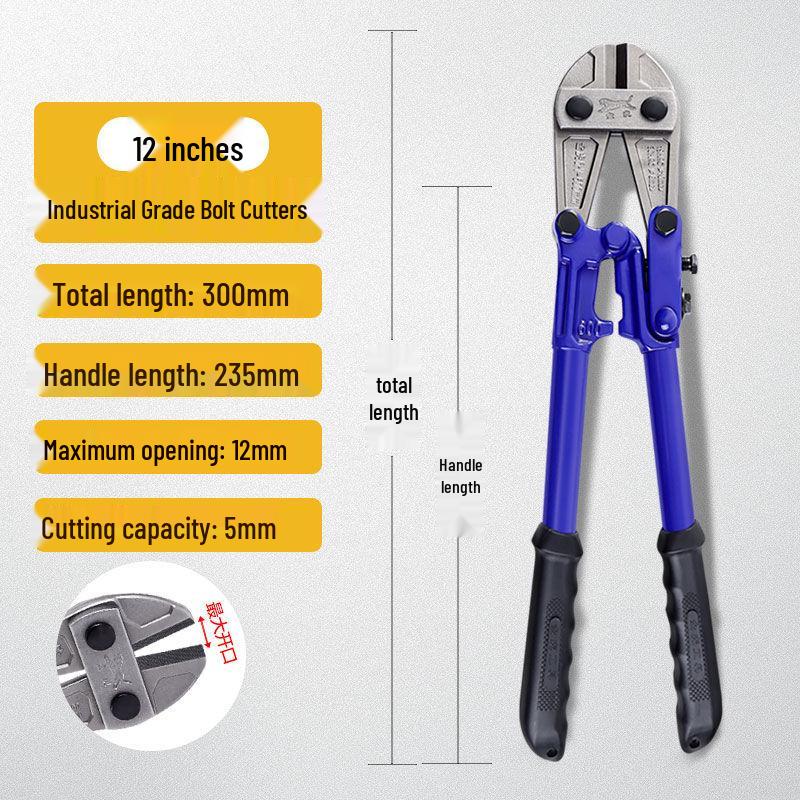 

Сверхпрочные кусачки для арматуры и стальной проволоки - Экономящие силы, запираемые большие плоскогубцы с ножницами на носу.