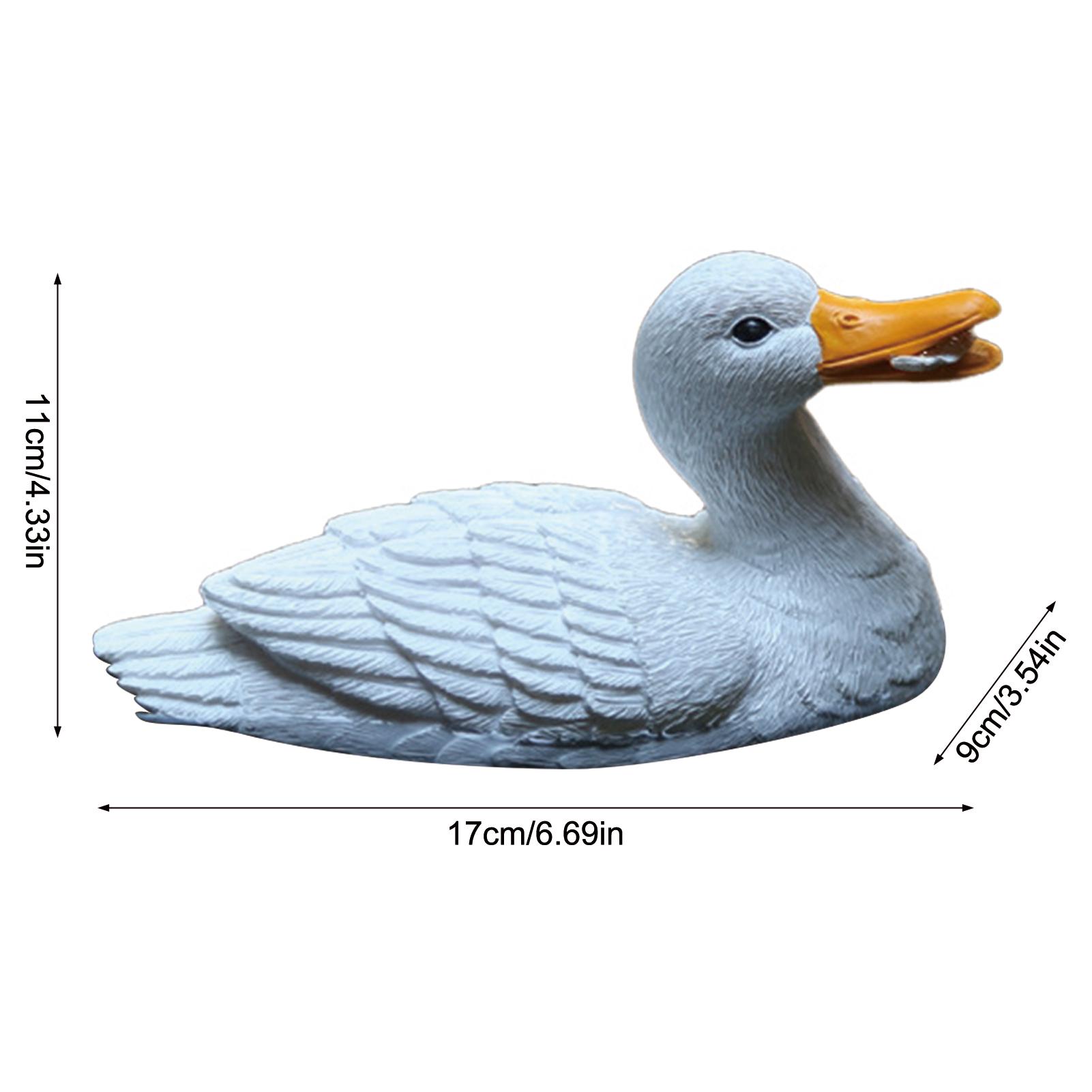 

Duck Statues Landscape Ornament Garden Statue Backyard Pond Ducks Decoration Bird Sculpture Indoor Outdoor Yard Decor Gift