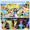 Handheld automatic bubble machine with 2 Fans, 20000+ Bubbles Per Minute Bubbles for outdoor wedding children's Portable Bubble Maker Ope