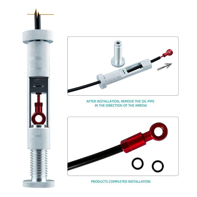Bicycle Brake Fluid Needle Installation Tool Olive Head Compression Pin Oil Pipe Cutting Pipe Cutter For Cycling Equipment