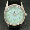 VINTAGE FAVRE LEUBA 253 HAND-WINDING SWISS MENS SEA GREEN DIAL WATCH A436414-2 R129-a436414