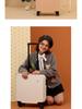 18-inch Lightweight Carry-on Trolley Suitcase with Zipper Lock for Men, Women, and Students