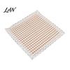 Durable Kitchen Chair Pad Cotton Linen with Ties, Square Summer Seat Lace Breathable Office Mat Trim, 15.75" X Washable for Dining Solid Wood