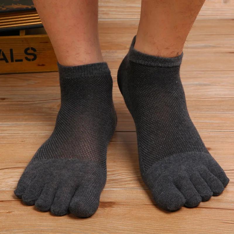 1 Pair Socks Sports Hot Selling Mens 5 Toe Socks Cotton Breathable Finger Sports Socks