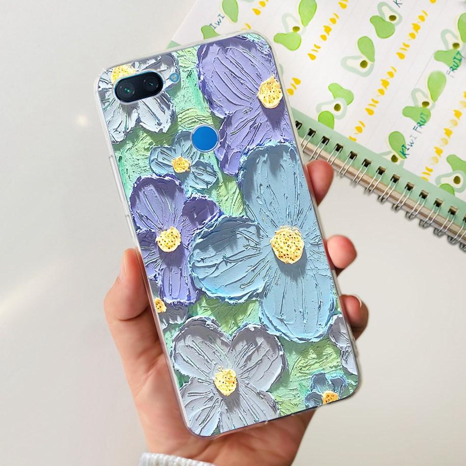 For Xiaomi Mi 8 Lite Case Fashion Soft Silicone Phone Case For Xiaomi Mi 8 SE / Mi 8 Pro Mi8 Lite Clear Tpu Cover Astronaut Capa
