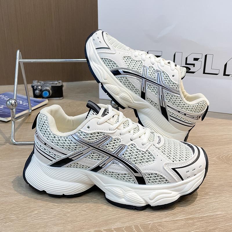 

Осень новые папины кроссовки женские 2025 белые туфли универсальные взрыв платформа спортивная обувь интернет-знаменитость инс кроссовки для бега 40