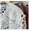 Korean Style Plus Size Embroidered V-Neck Lace Top - Autumn Women's Loose Long-Sleeve