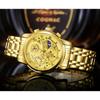 WWOOR Skeleton Watch Trendy Business Men's Watches Waterproof Fashion Quartz Men's Watches