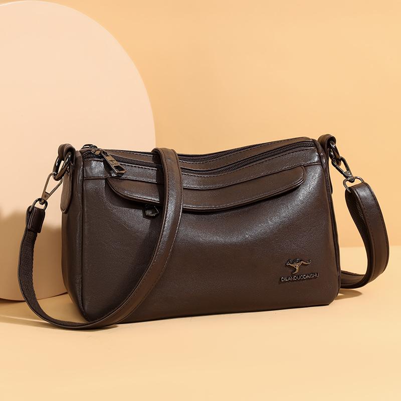 Shoulder Bag Women's Multi-Layer Large Capacity Crossbody Bag