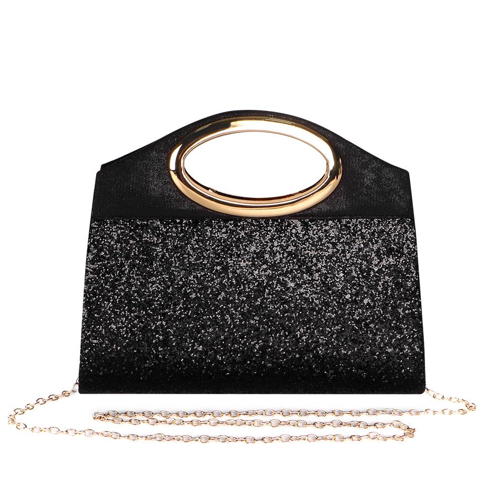 In-Stock Sparkling Diamond Crossbody Handbag - Perfect for Weddings and Evening Wear in European and American Styles.