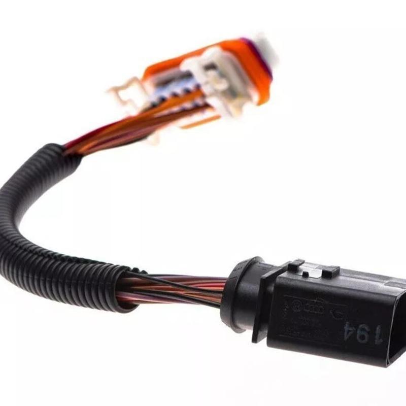12 Pin Headlight Adapter Cable Vehicle Headlamp Wiring Harness Cable Cord Assembly Replace for 7L6971071A Front Lights R6FB