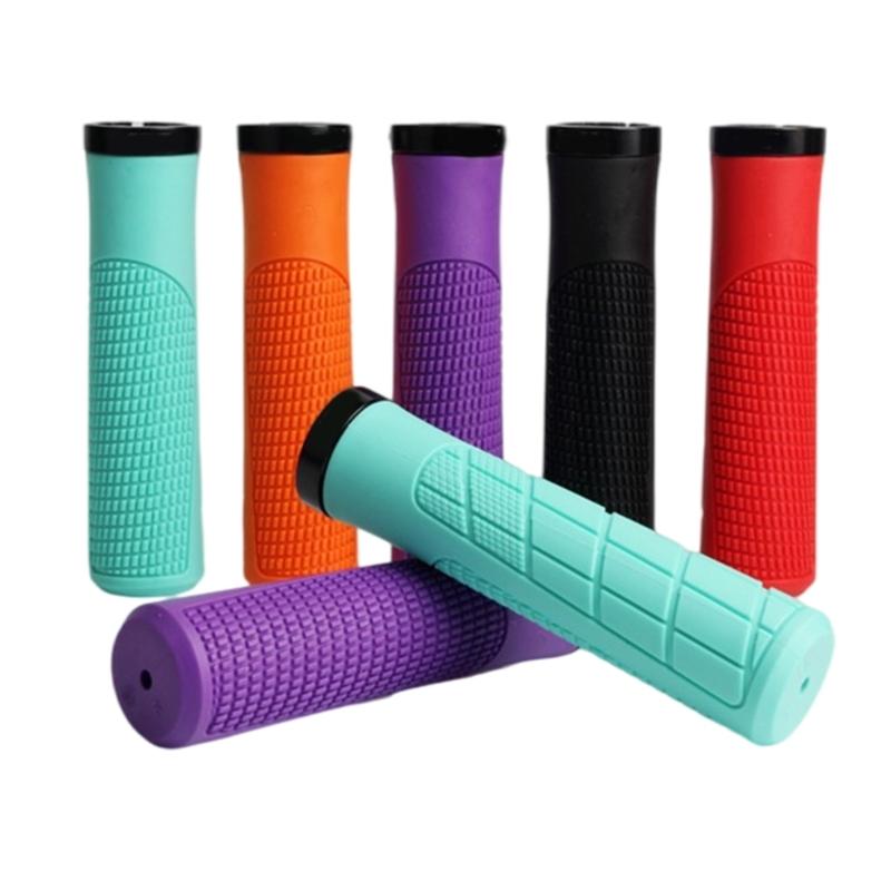 Single Locks on Locking Bicycles Handlebar Grip Nonslip Rubber Bicycles Handlebar Grip Cycling Accessories Enduring
