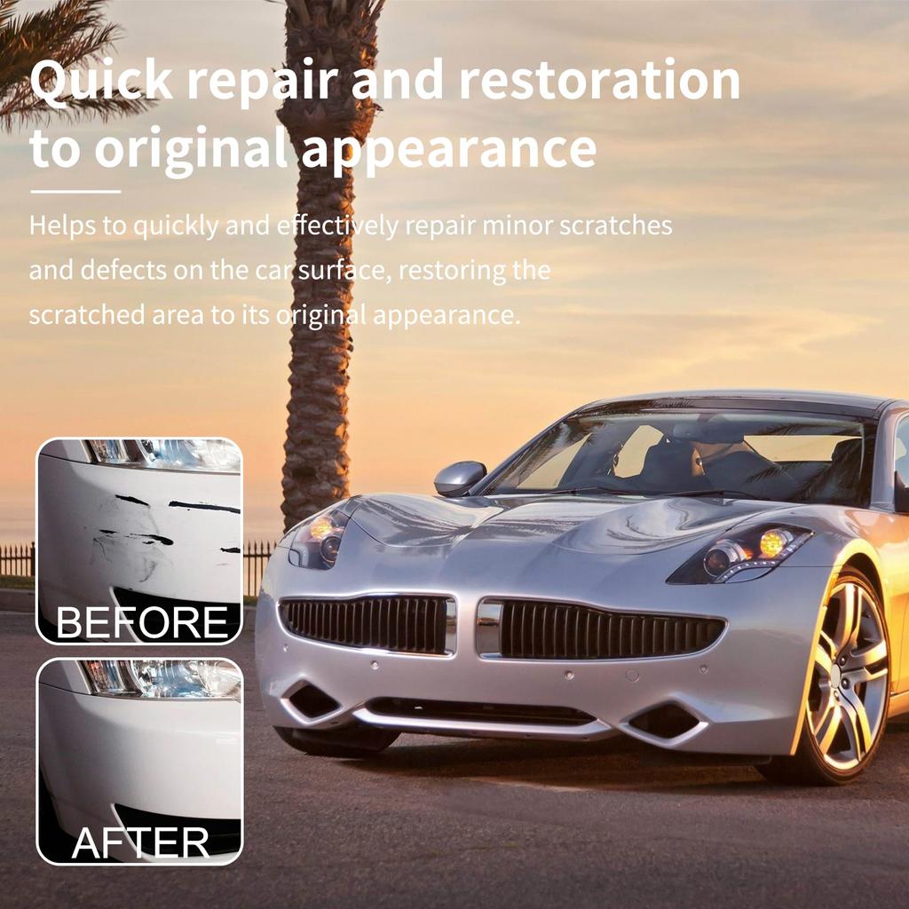 Car Scratch Recovery, Car Paint Scratch, Car Scratch Sponge Set, Suitable For All Vehicle Paint 100ML