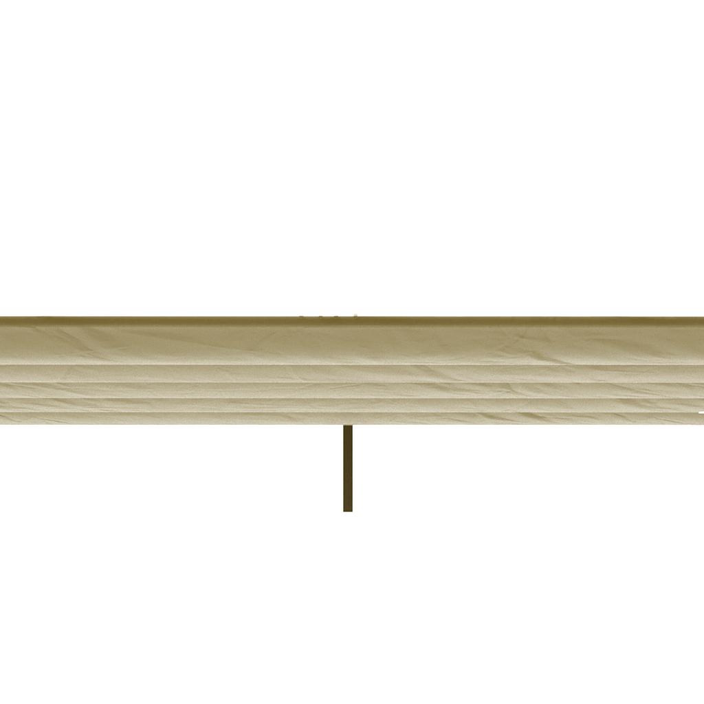 Retractable Pergola Cover, 2.55 X 2.5 M Replacement Canopy Fabric for 3 X 3 M Frame, Roof Top Only, Beige