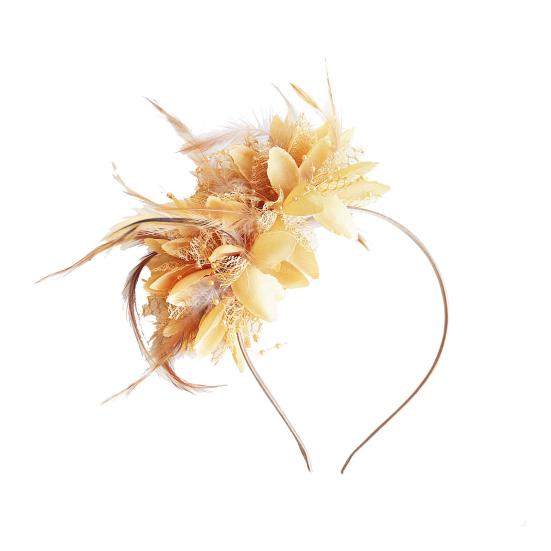 

Вінтажна пов язка з пір ям Елегантна тканина Квітка Жіноча стрічка для волосся для дівчат Весільні аксесуари для волосся Весільна вечірка Прикраси зачіски Головні убори