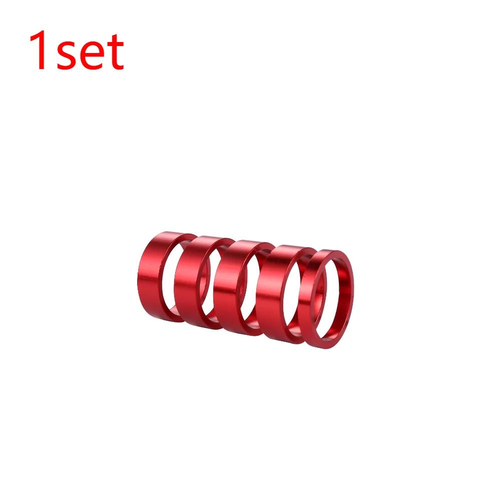 1/2/4set Aluminum Alloy Bike Headset Washer Mountain Bicycle Front Fork Washer Bike Stem Handlebar Spacers Ring Gasket