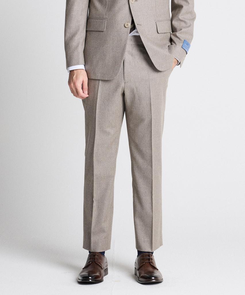 STCO Italy Guabello 100% Wool Flannel Suit Set Beige (Classic Fit)_Ssjvd92Set (B Type)