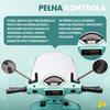 Jeździk Dla Dziecka Skuter Vespa Na Akumulator Z Kuferkiem Turkusowy Sun Baby