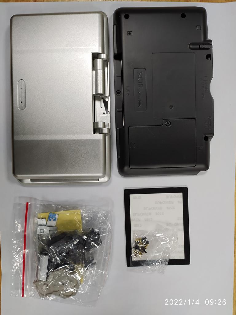 1 Set Full Replacement Housing Shell Case Cover for Nintendo DS for NDS Game Console Touch Pen Conductive Adhesive Included