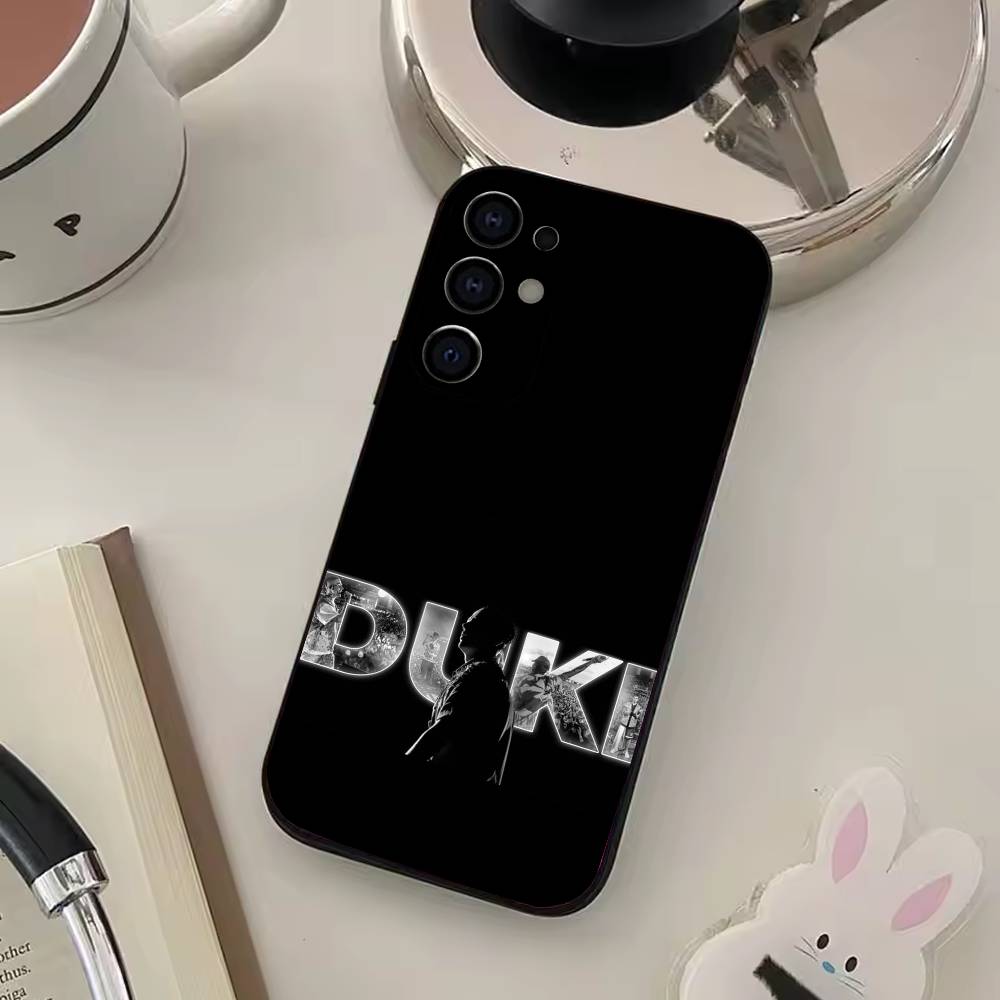 Singer D-Duki Phone Case For Samsung S25,S24,S21,S22,S23,S30,Ultra,S20,Plus,Soft Silicone Black Cover
