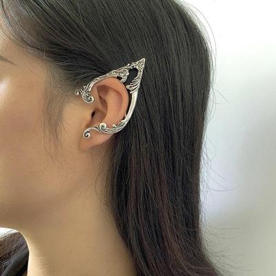 Punk Fairy Grunge Earcuff Dark Elf On The Shelf Earrings for Women Fake Piercing Vintage Earring Jewelry Gothic Accessories Gift