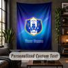 Personalized Wall Tapestry,Sheffield Wednesday FC Custom Text, Soft Fabric Wall Art For Indoor Decoration