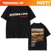 Alternative Metal Rock Band System of A Down Toxicity Album Graphic Tshirt Unisexs Unisex Oversized Casual Cotton Vintage Tshirts