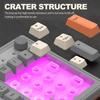 Dual Modes Mechanical Keyboard Dual Bluetooth 2.4G Gaming Wireless Keyboard RGB Glows Adjustable Volume Knob Keyboard For PC Laptop Tablet