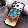 God of Wisdom Ganesh Elephant Phone Case for iPhone 17 16 15 Pro Max Air 14 13 12 11 Plus Shockproof Cover