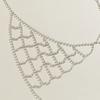 Accessories, sexy geometric bikini body chain, personalized hollow mesh claw chain full of diamonds for women