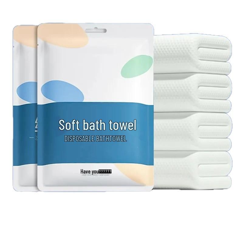 Newcomer Offer: 5 Extra Large & Thick Individually Packaged Disposable Bath Towels
