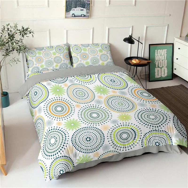 Soft Mandala Duvet Cover Set Bohemian Geometric Floral Bedding Set Microfiber Twin Full Queen King Quilt Cover For Bedroom Decor