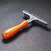 Deshedding Dog Grooming Tool Stainless Steel Cleaning Carpet Rake  All Coat Types
