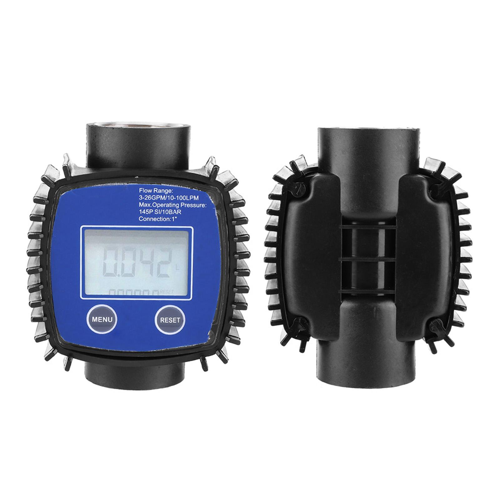 

Digital Display High Accuracy Water Flow Meter Flowmeter 1in Internal Thread синій