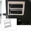 ABS Silver Headlight Adjustment Switch Frame Trim Sticker for Nissan X-Trail T32 Qashqai J11 2015-2021 LHD Car Accessories