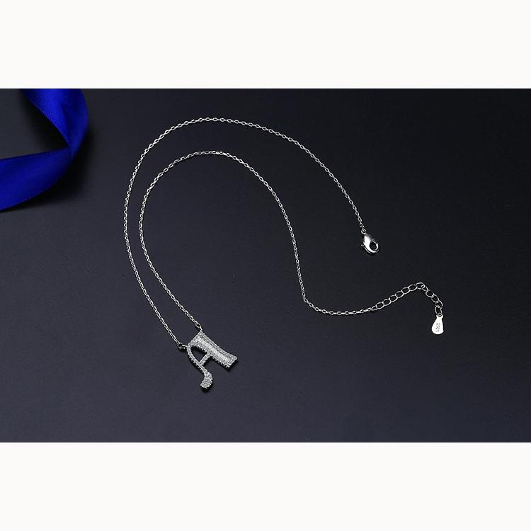 26 Letters of The Alphabet Necklace Female Romantic Travel with The Same Short Section of The Collarbone Chain Valentine's Day Gifts Necklace