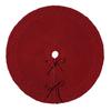 Festive Red Double Arrow 3D Knit Christmas Tree Skirt