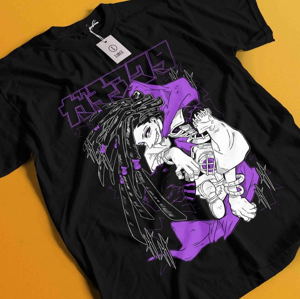 

Gachiakuta Том Футболка Японский Танкобон Хоррор Манга Аниме Подарочная Футболка Все Размеры 2XL