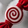 CandyShaped Christmas Ornament Festive Velvet Candy Easy to Hang Ornaments for Party