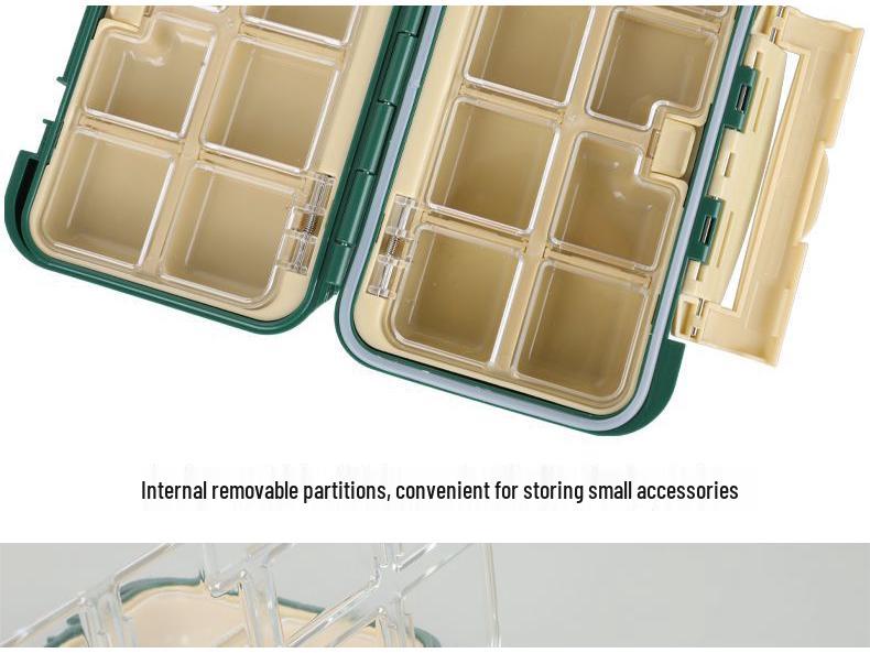 A1R Waterproof Fishing Tackle Box: Multifunctional Storage for Hooks & Lures
