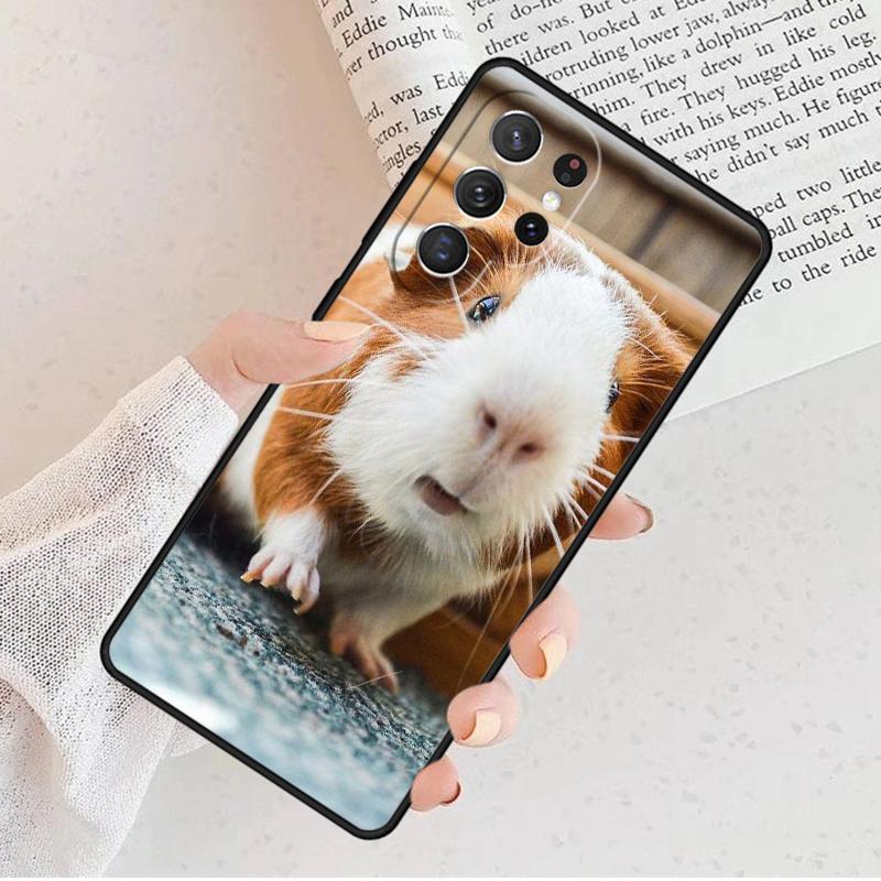 Hamster Guinea Pig Phone Case For Samsung Galaxy S25 S23 S30 S8 S21 S20 FE S24 S22 Note 10 20 S8 Plus Lite Ultra