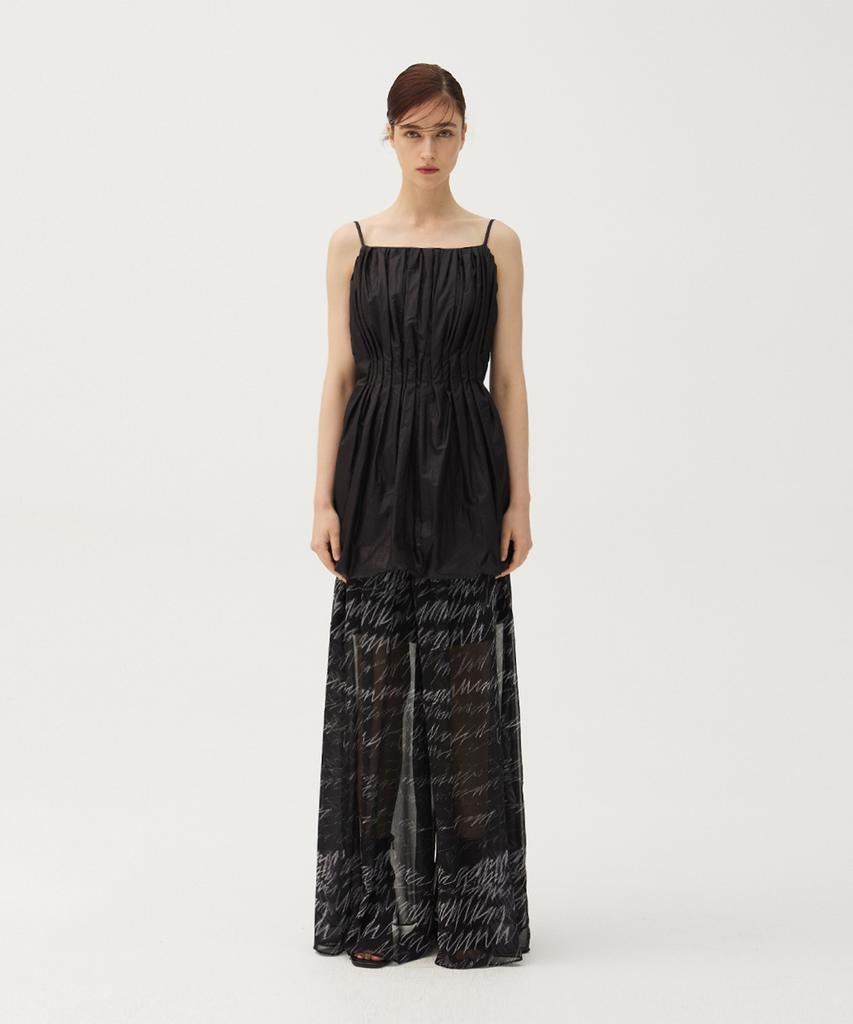 Meuameu Chiffon Layered Pants