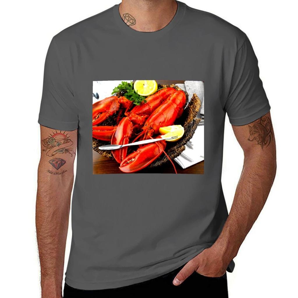 lobster photo with high resolution quality TShirt Sports Casual Breathable Tee Shirt